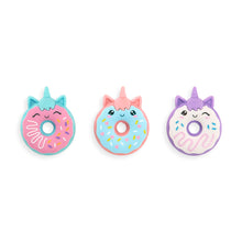Load image into Gallery viewer, Magic Bakery Unicorn Donuts Scented Erasers
