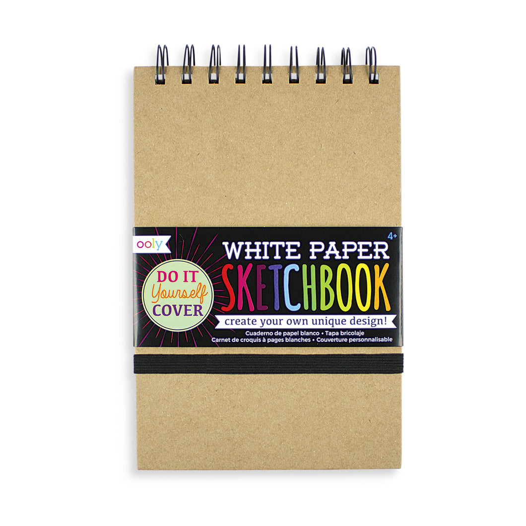 DIY Cover Sketchbook - White