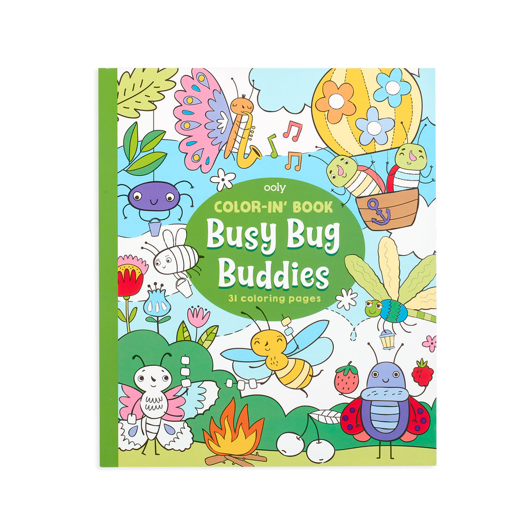 Color-in' Book - Busy Bug Buddies