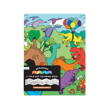 Load image into Gallery viewer, Picturesque Panorama Coloring Book - Dino Picnic Party
