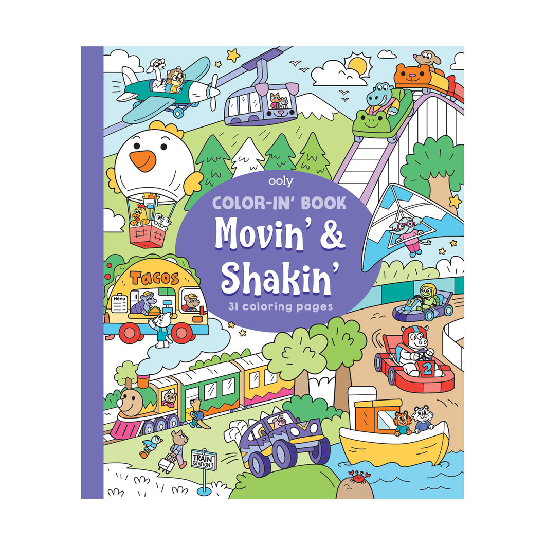 Color-in' Book - Movin' and Shakin'