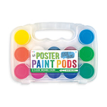 Load image into Gallery viewer, Lil&#39; Poster Paint Pods &amp; Brush ~ Classic Colours
