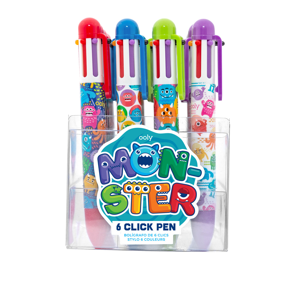 6 Click Ink Ballpoint Pen - Monster