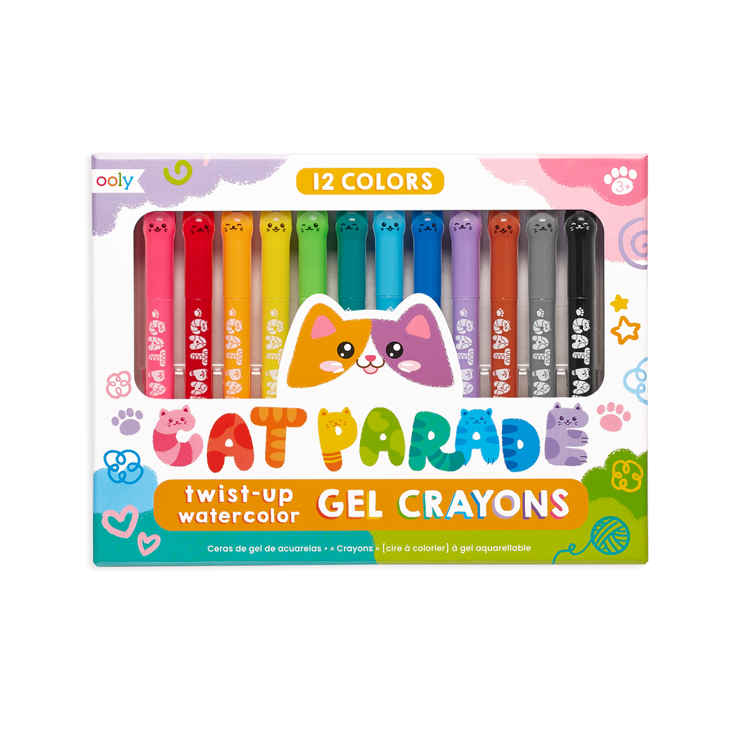 Cat Parade Watercolour Gel Crayons