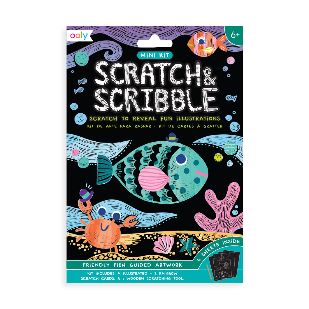 Mini Scratch & Scribble - Friendly Fish