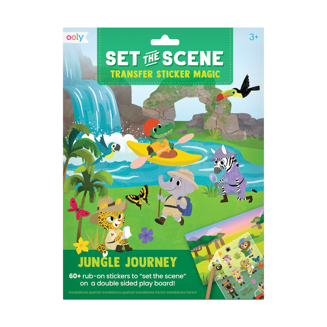 Set The Scene Transfer Stickers - Jungle Journey