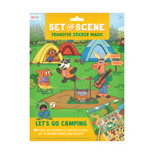 Load image into Gallery viewer, Set The Scene Transfer Stickers - Let&#39;s Go Camping
