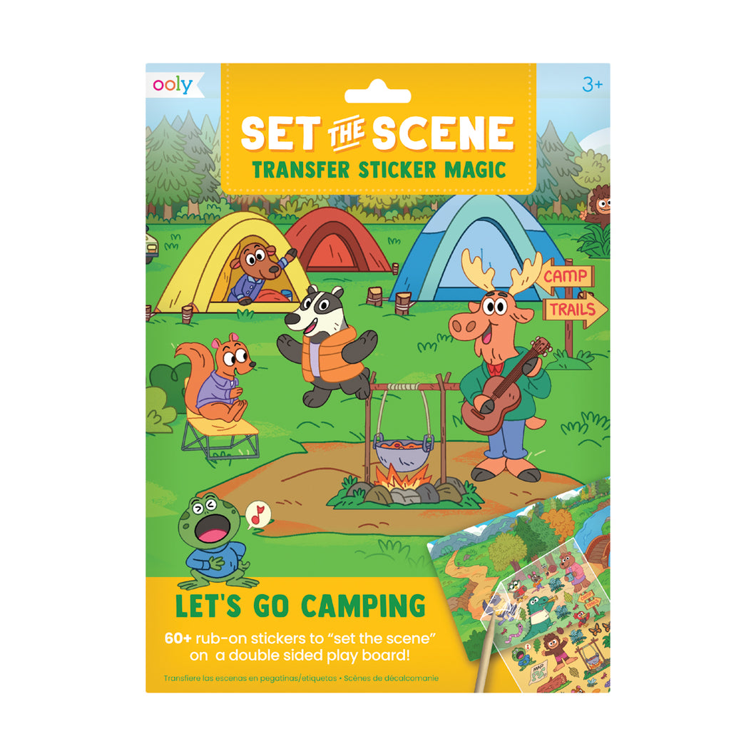 Set The Scene Transfer Stickers - Let's Go Camping