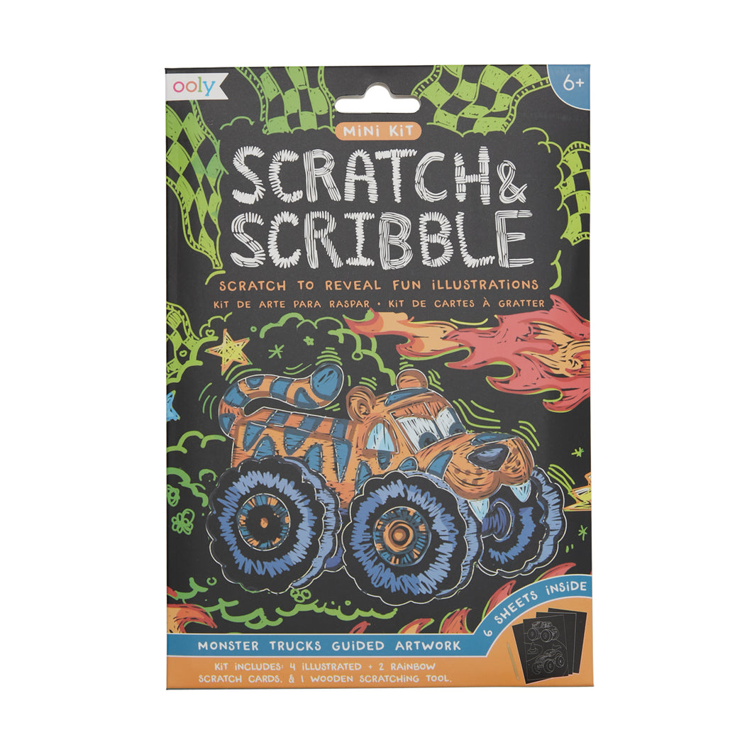 Mini Scratch & Scribble - Monster Truck