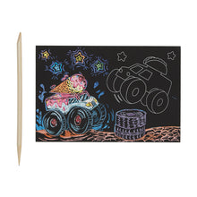 Load image into Gallery viewer, Mini Scratch &amp; Scribble - Monster Truck
