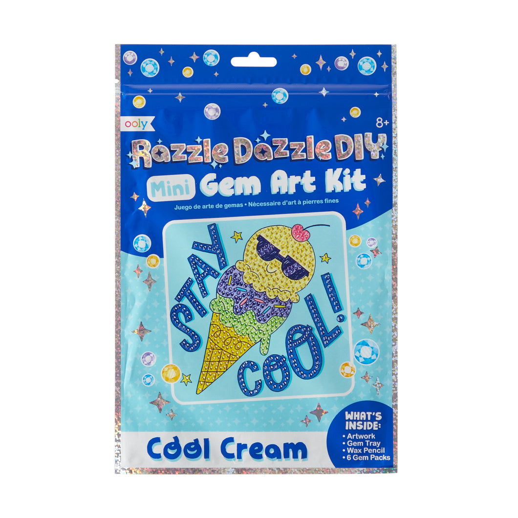 Razzle Dazzle Mini Gem Art Kit - Cool Cream