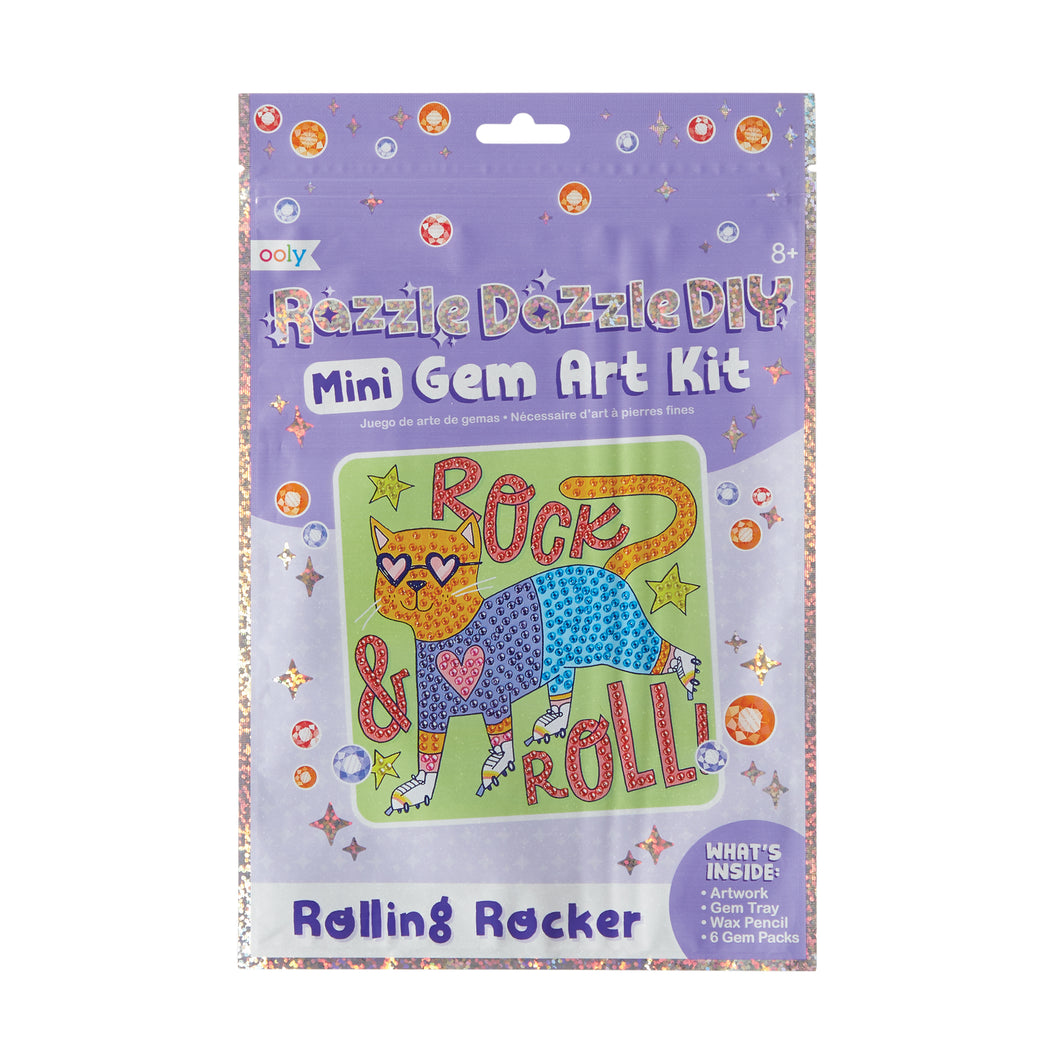 Razzle Dazzle Mini Gem Art Kit - Rolling Rocker