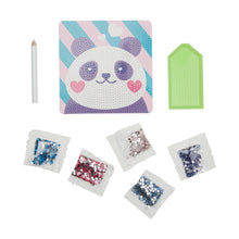 Load image into Gallery viewer, Razzle Dazzle Mini Gem Art Kit - Pretty Panda
