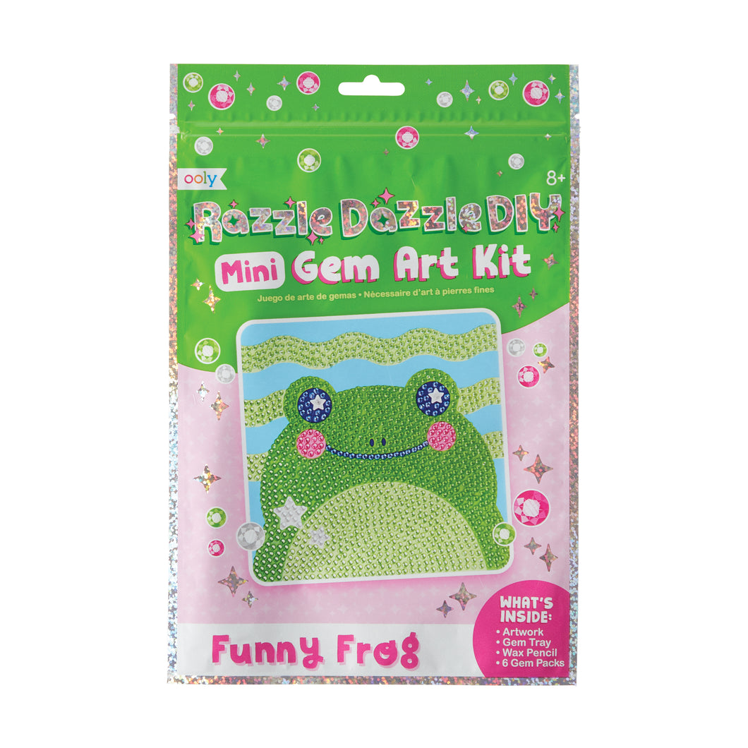 Razzle Dazzle Mini Gem Art Kit - Funny Frog