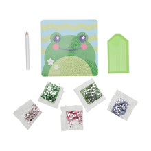 Load image into Gallery viewer, Razzle Dazzle Mini Gem Art Kit - Funny Frog
