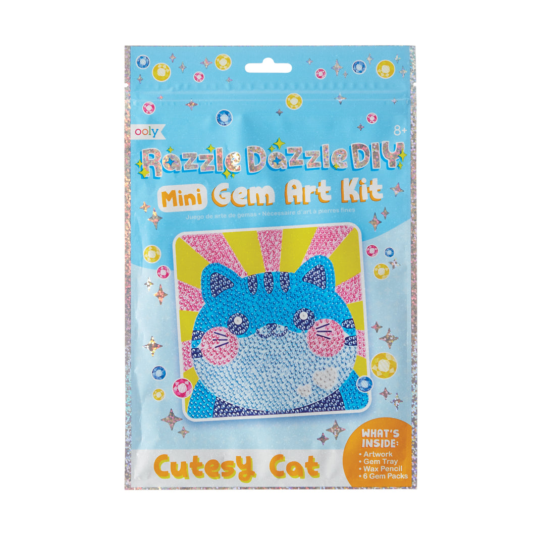 Razzle Dazzle Mini Gem Art Kit - Cutesy Cat