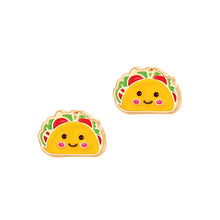 Load image into Gallery viewer, Cutie Enamel Studs Taco
