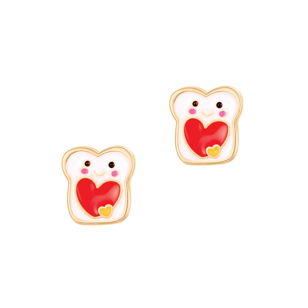 Cutie Enamel Studs You're Totally My Jam