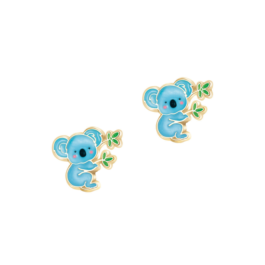 Cutie Enamel Studs Cute Koala