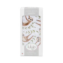 Load image into Gallery viewer, lulujo: CLASSIC Muslin Swaddle ~ Modern Sloth
