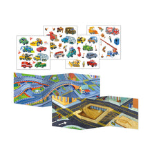 Load image into Gallery viewer, Reusable Sticker Tote - Cars &amp; Trucks!
