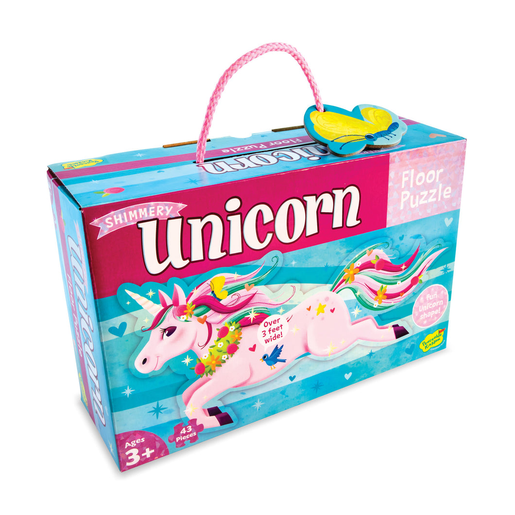 Floor Puzzle - Shimmery Unicorn