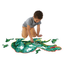 Load image into Gallery viewer, Floor Puzzle - Shiny Dinosaur
