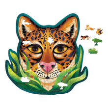 Load image into Gallery viewer, Shaped Puzzle: Jaguar
