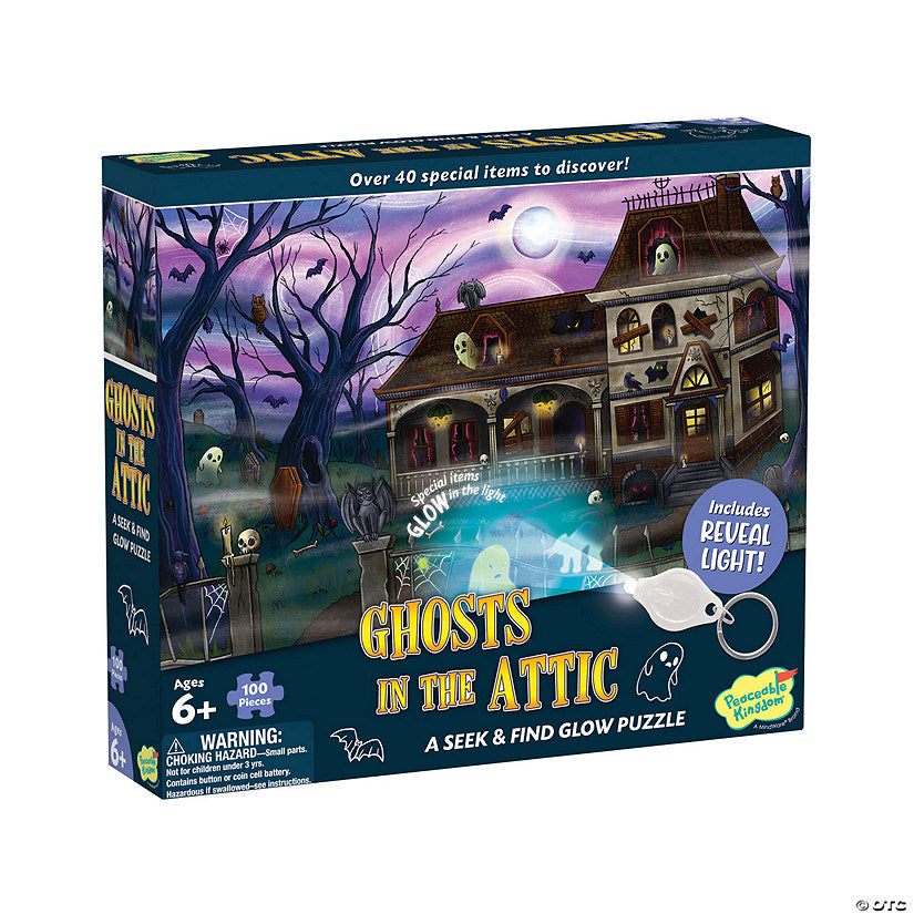 Seek & Find Glow Puzzle: Ghosts In The Attic