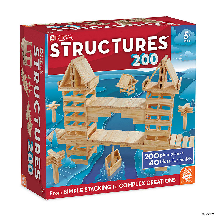 KEVA: Structures 200 Pine Plank Set