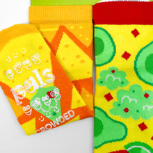 Load image into Gallery viewer, Chips &amp; Guac Collectible Mismatched Socks - Crowded Teeth Artist Series
