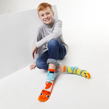 Load image into Gallery viewer, Taco &amp; Hot Sauce Collectible Mismatched Socks - Crowded Teeth Artist Series
