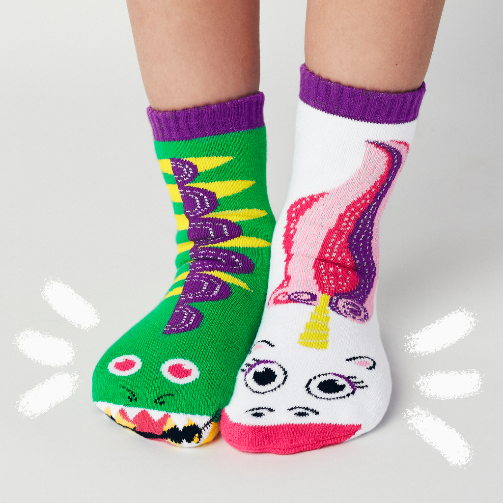 Dragon & Unicorn Collectible Mismatched Socks