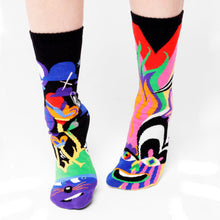 Load image into Gallery viewer, Shy &amp; Outgoing Collectible Mismatched Socks
