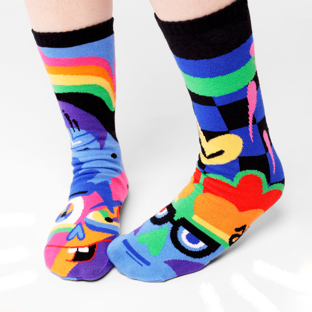 Silly & Serious Collectible Mismatched Socks