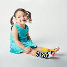 Load image into Gallery viewer, Lion &amp; Zebra Kids Collectible Mismatched Socks
